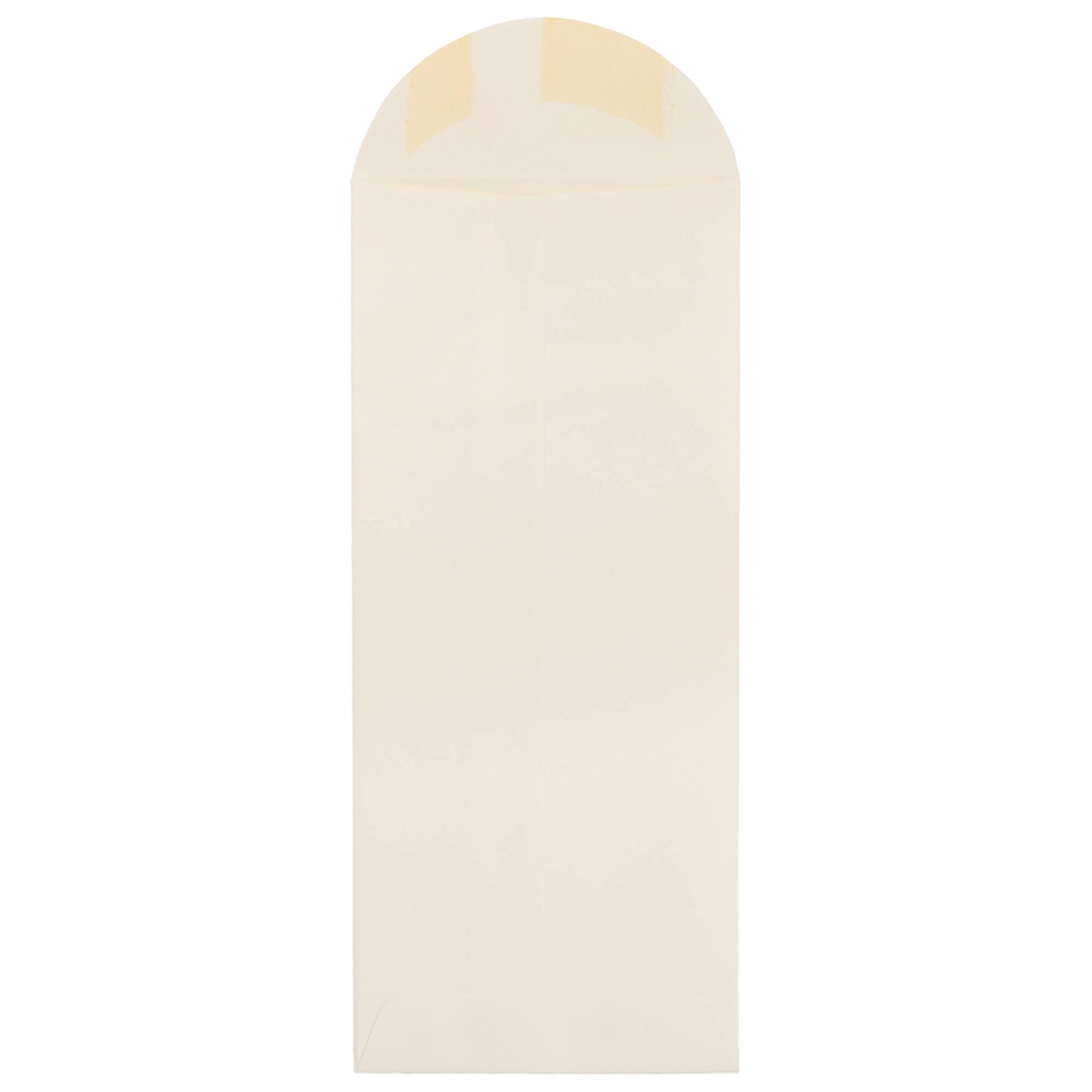 JAM Paper 4.75" x 11" Natural White Wove Policy Business Strathmore Envelopes, 25ct.